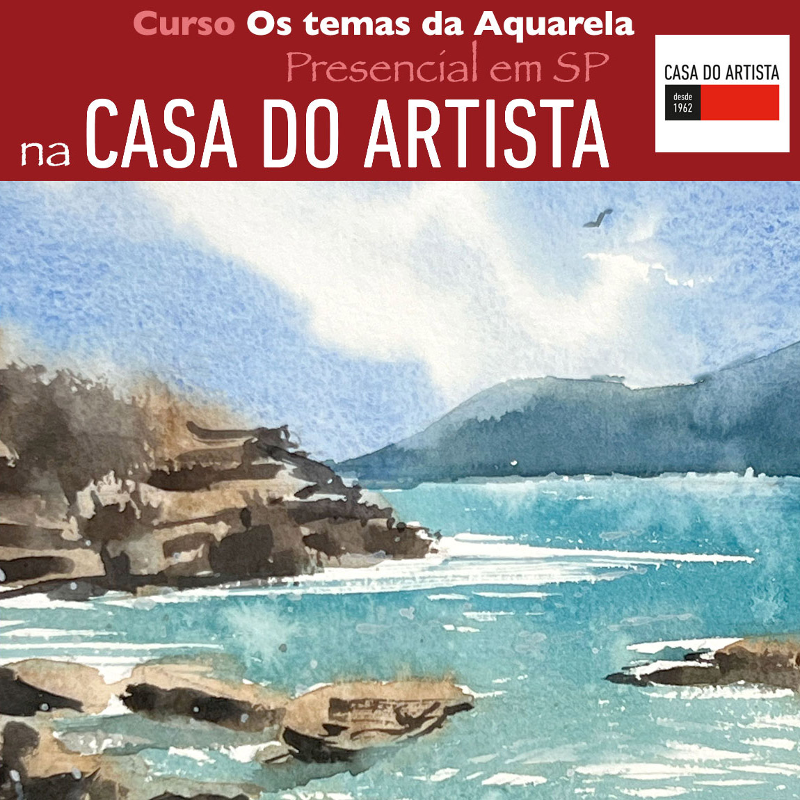 Os temas da Aquarela na Casa do Artista