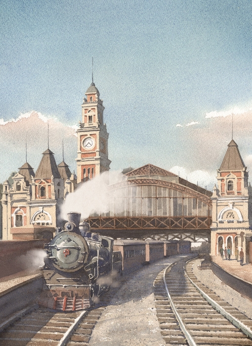 Capa trilhos do desenvolvimento